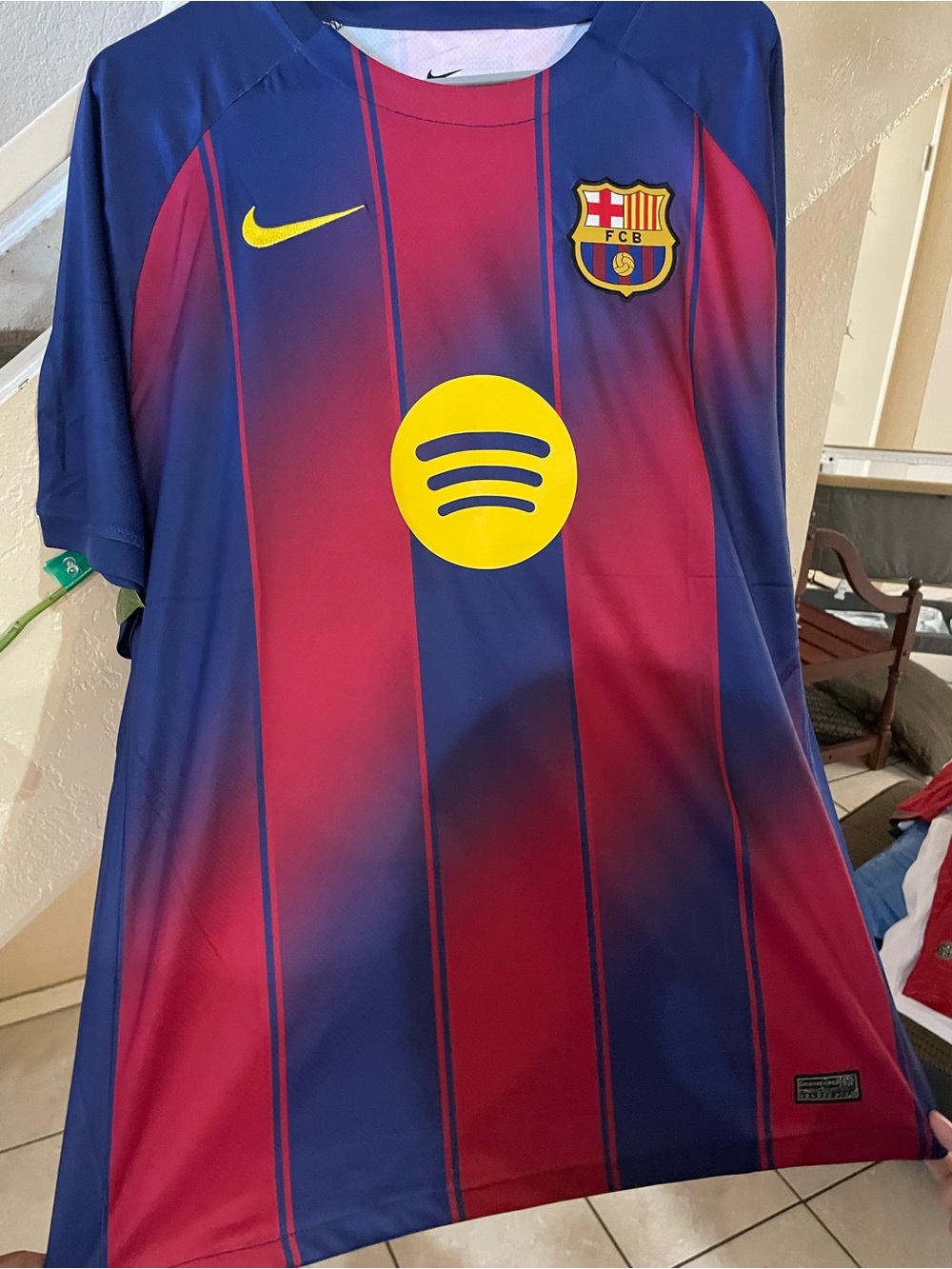 Nike Barcelona Home Shirt - Blue, Red & Yellow